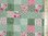 Printed PatchWork Pure Cotton Fabric - Green