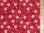 Santa Xmas Print Polycotton Fabric (Red)
