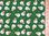 Snowman Xmas Print Polycotton Fabric (Green)