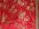 Rich Brocade Fabric - Floral Design (Red)
