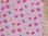 Cupcakes Print Pure Cotton Fabric - Pink