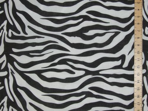 Polycotton Prints - Zebra Print