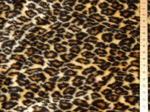 Fur Fabric ( Leopard Print)