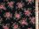 Printed Pure Cotton Fabric (Rose on Black)