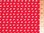 Bows Design Polycotton Fabric (Red)