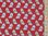 Xmas Puppies Polycotton Fabric (Red)
