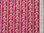 Gingerbread & Stripe Xmas Print Polycotton Fabric - Red