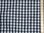 CLEARANCE: Polyester Check Navy 54" wide - SAVE 50%