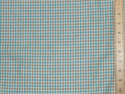 CLEARANCE: Checked Twill Fabric 60" wide - SAVE 70%