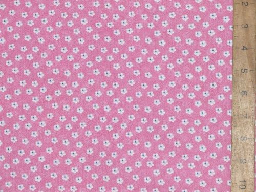 Polycotton Prints - Tiny Floral - Pink