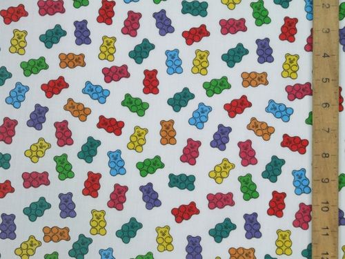 Printed Polycotton - Gummy Bears