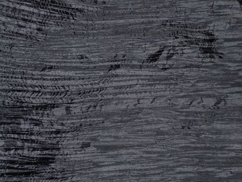 Crushed Polyester Fabric (Black)