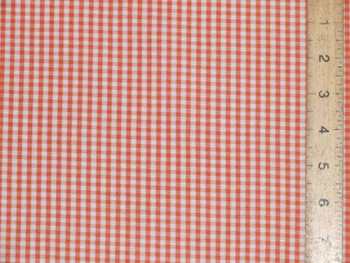 CLEARANCE: Polycotton Seersucker Check Fabric 60" wide - SAVE 50%