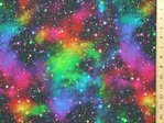Printed Pure Cotton Fabric - Space Galaxy