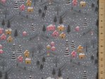 Christmas Hills Polycotton - Grey