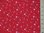 Twinkle Stars Christmas Polycotton - Red