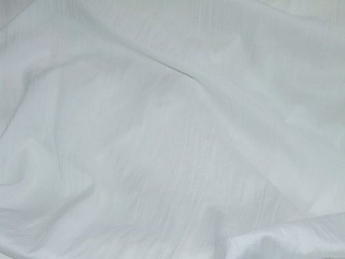 CLEARANCE: Pleated Polycotton - White 54" wide SAVE 55%