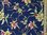 Floral Chains Viscose Fabric 58" wide - (Navy)