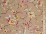 Floral Chains Viscose Fabric 58" wide - (Nude)