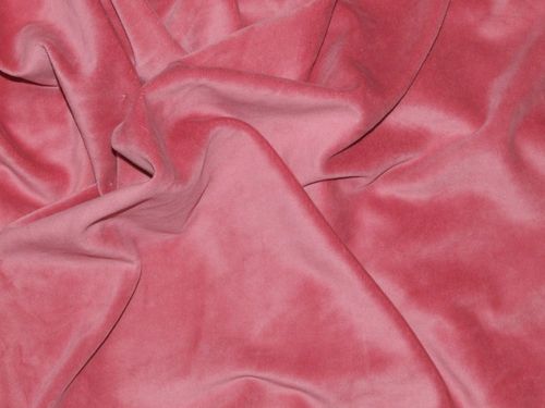 CLEARANCE: Velvet Velour (Coral) 78" wide SAVE OVER 50%