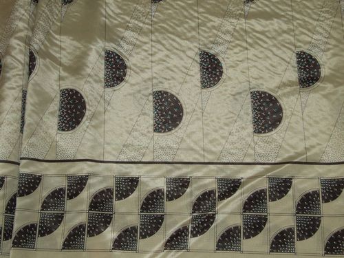 Georgette Fabric with border