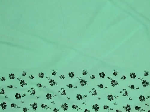 Crepe Fabric with border